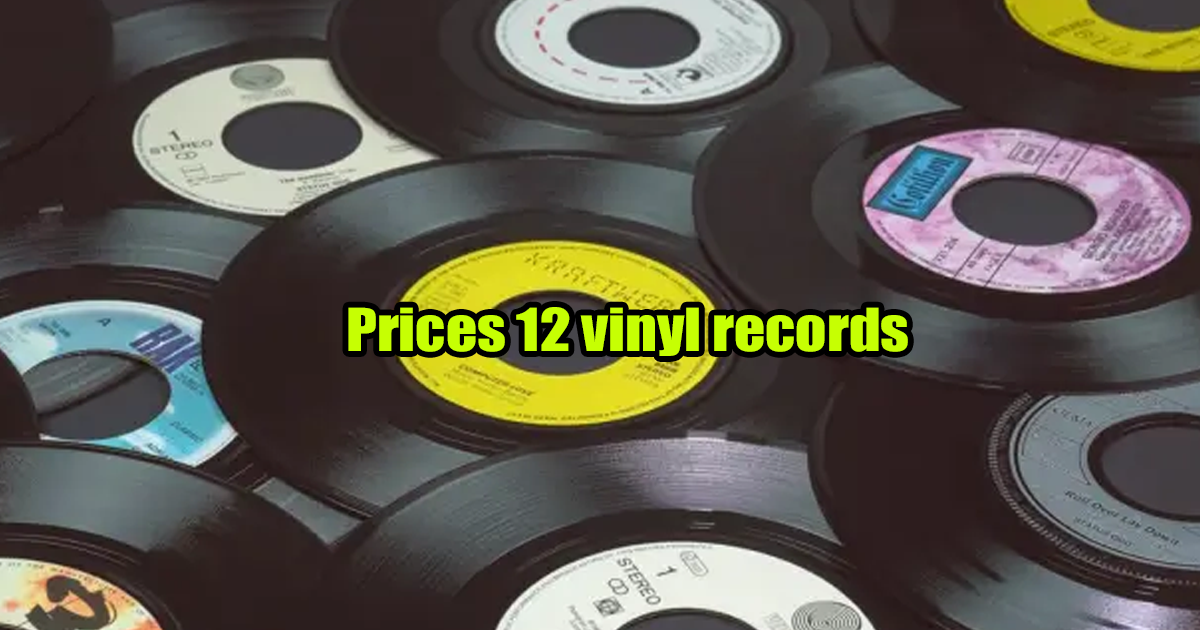 Prices 12 vinyl records